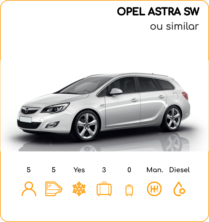 Classe G Opel Astra SW